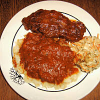 Szynka pieczona w sosie paprykowym wg M&Ł