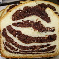 Zebra z gorzką czekoladą i mlekiem skondensowanym