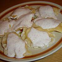 Pierogi z serem i jabłkami wg Różyczki