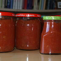 Sos hinduski /pomidorowy/ - na zimę
