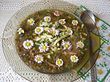 Fot. izeczka, Zupa grzybowa ze stokrotkami