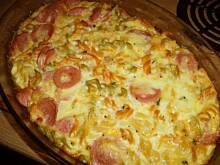 Fot. niebieska-różyczka, Zapiekanka z kolorowego makaronu  wg Różyczki