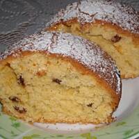 Babka kokosowa z wiśniami