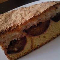 Ciasto ze sliwkami i beza kokosowa