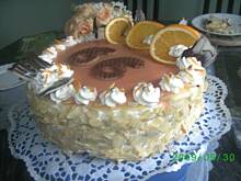 Fot. skopolendra, Tort marcepanowo kawowy skopolendry