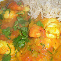 curry z owocami morza