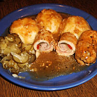 Zawijańce schabowe w sosie wlasnym wg M&Ł