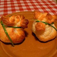 Sakiewki z ciasta francuskiego