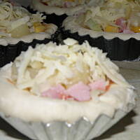 Mini pizza w formie babeczki