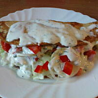 Kebab w naleśniku