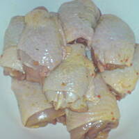 Kurczak pod czerwoną pierzynką