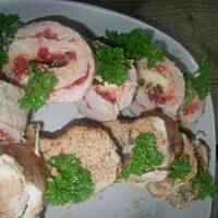 Drobiowo wieprzowa pieczona rolada kasiuli