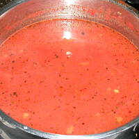 pomidorowa z fasolą wg Anes