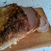 Schab "pieczony" w mleku