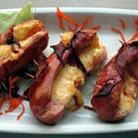 Parówki zapiekane z serem