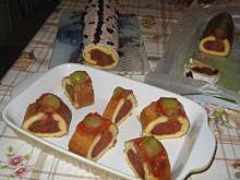 Fot. kasiqqq, roladki biszkoptowe z galaretką jabłkową