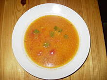 Fot. Tusiaczek, zupa pomidorowa z ziemniakami przepis mojej mamy