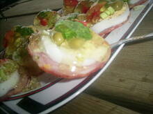 Fot. kasiul_a, Przekąska - wędlina z jajkiem i warzywami pod galaretką kasiuli