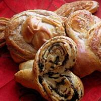 Bułeczki drożdżowe ala pluszki - dwie wersje