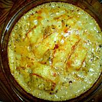 Ryba z porem w sosie serowym