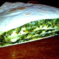 Tortilla ze szpinakiem