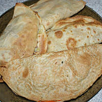 Zapiekane nalesniki z warzywami i miesem