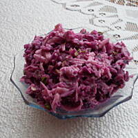 Surówka z czerwonej kapusty wg doti