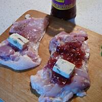 kurczakowy zawijaniec z żurawiną