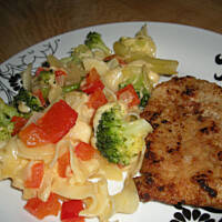 Makaron z warzywami prosty i pyszny