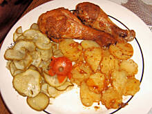 Fot. mariola2000, Udka pieczone w majonezie z ziemniakami wg M&Ł