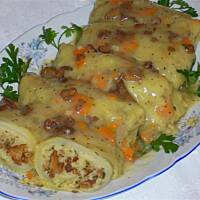 Gołąbki wigilijne z kurkami