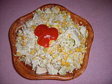 Fot. tysia827, Sałatka z selera z ananasem i kurczakiem