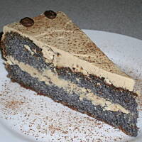 makowo-kawowe ciasto/tort wg Anes