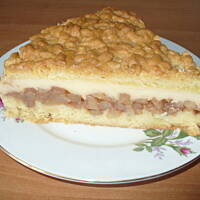 Szarlotka kremowo- cynamonowa