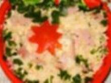 Fot. viola68, sałatka z kuskusu, sera camembert i szynki :