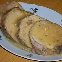 Schab w sosie cebulowym