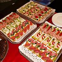 Kanapki Andrzejkowe z łososiem i nie tylko wg Różyczki