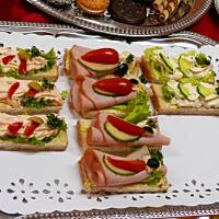 Kanapki Andrzejkowe z łososiem i nie tylko wg Różyczki