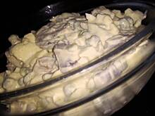 Fot. natalka1, Salatka z jajek, pieczarek i groszku