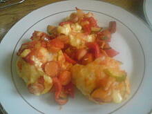 Fot. vikunia, Kalafiorowo-parówkowa zapiekanka