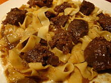 Fot. emeska1974, Pappardelle z mięskiem wołowym - wyśmienity szybki gulasz Emeski