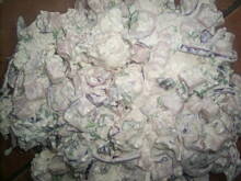 Fot. kasiul_a, Sałatka z twarogu z szynką i śliwkami w  czosnkowo miodowym sosie kasiuli