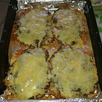 kotlety drobiowe z serem i grzybami