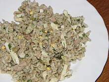 Fot. dronka, sałatka na ostro z tuńczykiem