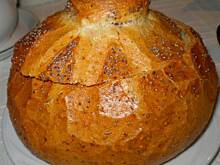 Fot. niebieska-różyczka, Żurek w chlebie wg Różyczki