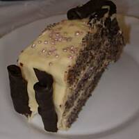 Tort makowo - jabłkowy