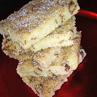 Shortbread z orzechami, czekolada i cynamonem