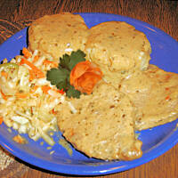 Duszony schab w sosie czosnkowym wg M&Ł