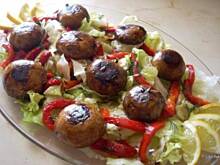 Fot. izeczka, Sałatka z grillowanymi grzybami i papryką