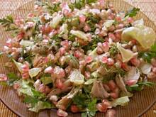 Fot. izeczka, Sałata z wędzoną makrelą i granatem